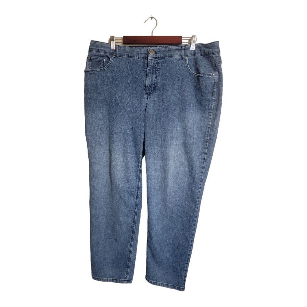 Just My Size Jeans Womens 20W Blue Stretch Casual Denim Casual Vacation Career
